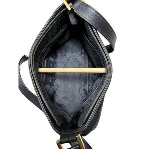 Vintage Etienne Aigner Leather Shoulder Bag Purse Black